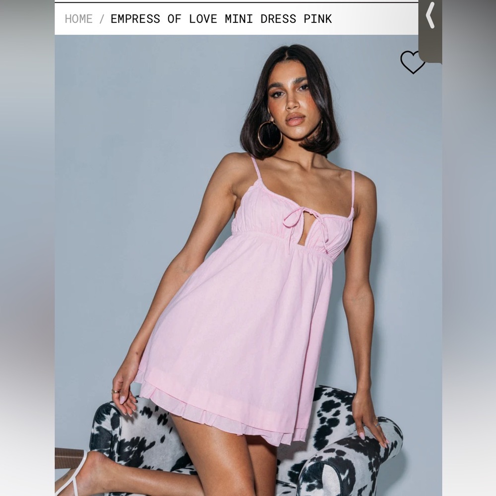 Empress of love dress pink princess polly